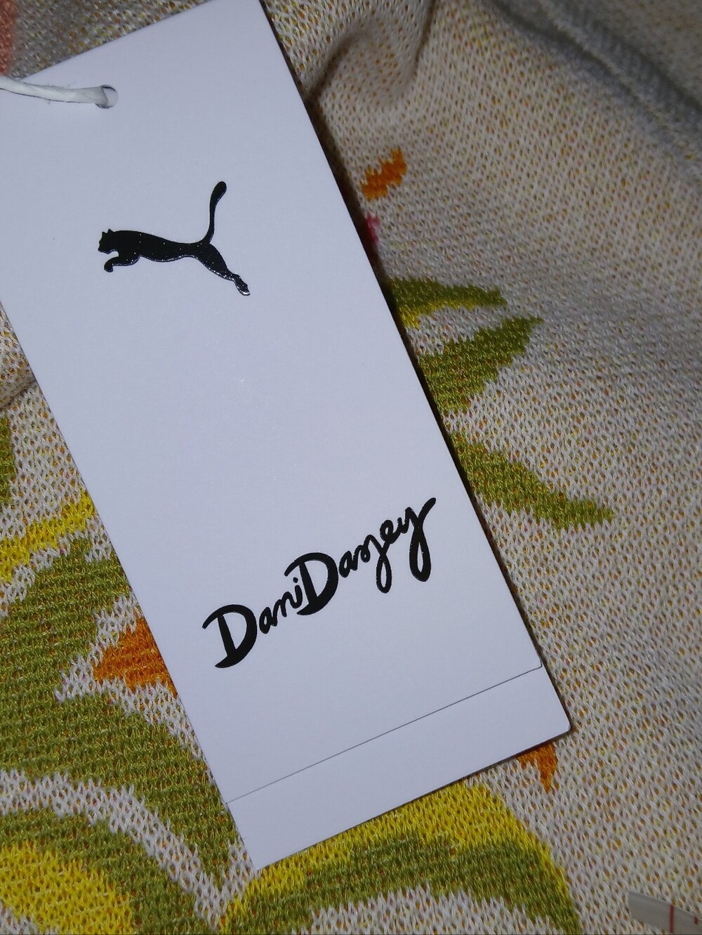 Puma X Dani Dazey Retro Floral Golf Sweater, Pink - Picture 13 of 14